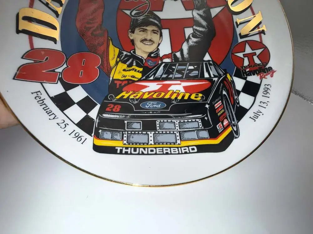 Davey Allison #28 Havoline Texaco Racing Commemorative Collector Plate